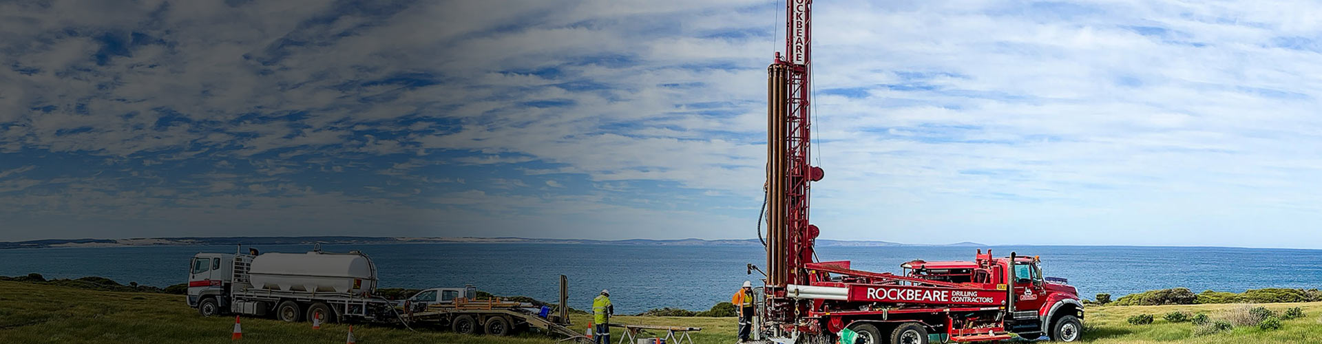 Schramm 450 Multi Purpose rig at Port Lincoln, South Australia